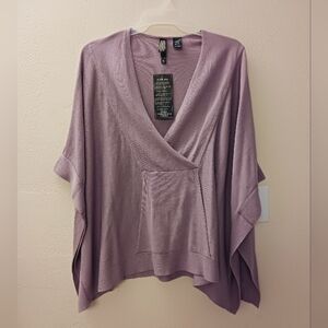 MarlaWynne Poncho Sweater Oversized Top Size M/L